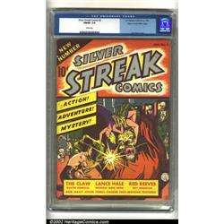 Silver Streak Comics #2 Mile High pedigree (Lev Gleason, 1940) CGC FN/VF 7.0 White pages. Featuri...