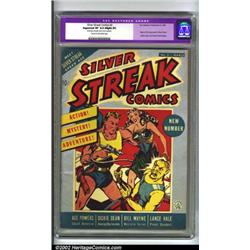 Silver Streak Comics #3 (Lev Gleason, 1940) CGC Apparent VF 8.0 Slight (P) Cream to off-white pag...
