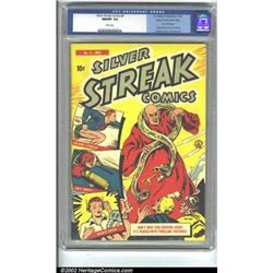 Silver Streak Comics #4 Mile High pedigree (Lev Gleason, 1940) CGC NM/MT 9.8 White pages. Featuri...