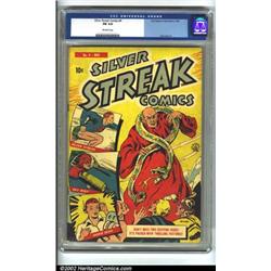 Silver Streak Comics #4 (Lev Gleason, 1940) CGC FN 6.0 Off-white pages. Otto Binder delivers a sp...