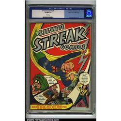 Silver Streak Comics #5 Mile High pedigree (Lev Gleason, 1940) CGC VF/NM 9.0 White pages. Silver...