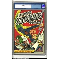Silver Streak Comics #5 (Lev Gleason, 1940) CGC VF/NM 9.0 Cream to off-white pages. This awesome...
