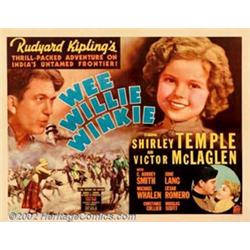 Wee Willie Winkie (20th Century Fox, 1937). Half Sheet (22" X 28"). Thought to be one of her best...