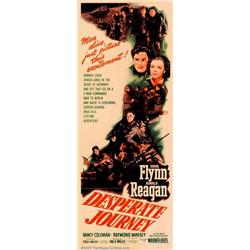 Desperate Journey (Warner Brothers, 1942). Insert (14" X 36").  WW11 Raoul Walsh action adventure...