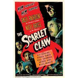 Scarlet Claw (Universal, 1944). One Sheet (27" X 41"). Considered by many to be the best of the U...