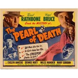 Pearl of Death (Universal, 1944). Title Lobby Card (11" X 14"). Based on Doyle's story " The Six...