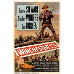 Winchester '73 (Universal International R-1958). One Sheet (27" X 41"). First re-issue poster for...