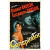 Image 1 : Conspirator (Loew's, 1949). One Sheet (27" X 41"). Young Elizabeth Taylor discovers that her husb...