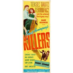 Killers, The (Universal, 1946). Insert (14" X 36"). This compelling crime drama based on a story...
