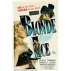 Image 1 : Blonde Ice (Film Classics, Inc., 1948). One Sheet (27" X 41"). Low-budget, film-noir stars Leslie...