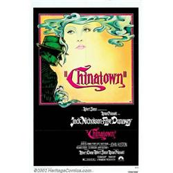 Chinatown (Paramount, 1974). One Sheet (27" X 41").  Roman Polanski's stylish homage to film noir...