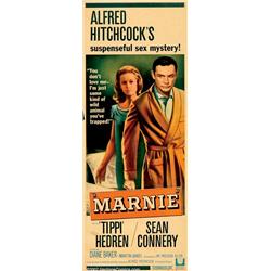 Marnie (Universal, 1964). Insert (14" X 36"). Alfred Hitchcock's psychological thriller stars Tip...