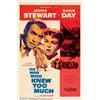 Image 1 : Man Who Knew Too Much, The (Paramount, 1956). One Sheet (27" X 41"). Doris Day and Jimmy Stewart...