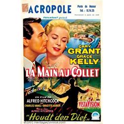 To Catch a Thief (Paramount, 1955). Belgian Poster (14" X 22"). Here from Hitchcock's stylish thr...