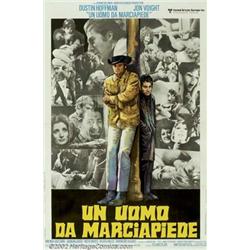 Midnight Cowboy (United Artists, 1969). Italian (39" X 55").  Beautiful collage of images from th...