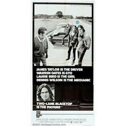Two-Lane Blacktop (Universal, 1971). Three Sheet (41" X 81"). Two guys, The Driver and The Mechan...