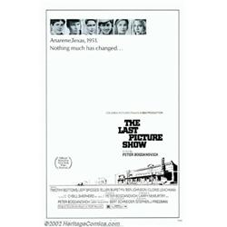 Last Picture Show, The (Columbia, 1971). One Sheet (27" X 41"). Peter Bogdanovich's stunning look...
