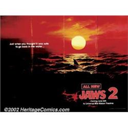 Jaws 2 (Universal, 1978). Advance Subway (52" X 47"). The well-known tagline "Just When You Thoug...