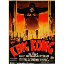 King Kong (RKO, 1933). French One Panel (47" X 63"). Stone lithograph, art by Roland Coudon. Will...