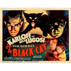 Black Cat, The (Universal, 1934) Half sheet (22" X 28") Style B. This was the first teaming of Un...