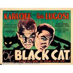 Black Cat, The (Universal, 1934) Half Sheet (22" X 28") Style A. The poster offered here is very...