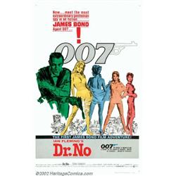 Dr. No (United Artists, 1962). One Sheet (27" X 41"). This, the first installment in the James Bo...