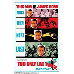 You Only Live Twice (United Artists, 1967). Advance (27" X 41"). In this entry in the James Bond...