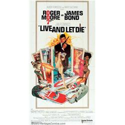 Live and Let Die (United Artists, 1973). Three Sheet (41" X 81"). Roger Moore's first assignment...