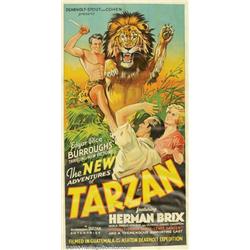 New Adventures of Tarzan, The (Burroughs-Tarzan-Enterprise, 1935). Three Sheet (41" X 81"). This...