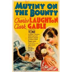 Mutiny On The Bounty (MGM, 1935). One Sheet (27" X 41"). Spectacular adaptation of the Nordhoff-H...