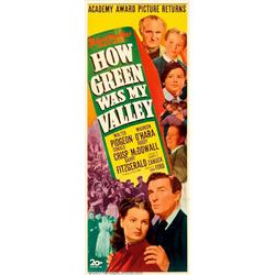 How Green Was My Valley (20th Century Fox, R-1946). Insert (14" X 36"). John Ford's beautifully-f...