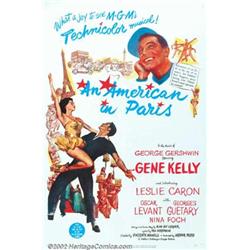 An American In Paris (MGM, 1951). One Sheet (27" X 41"). Vincent Minnelli's musical extravaganza...