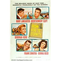 From Here To Eternity (Columbia, 1953). One Sheet (27" X 41"). The blockbuster movie of 1953 with...