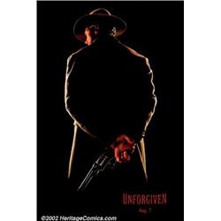 Unforgiven (Warner Brothers, 1992). Advance One Sheet (27" X 41"). Clint Eastwood won the Academy...