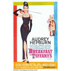 Breakfast At Tiffany's (Paramount, 1961). One Sheet (27" X 41"). Blake Edwards' charming romantic...