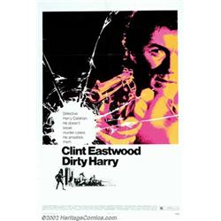 Dirty Harry (Warner Brothers, 1971). One Sheet (27" X 41"). This is the film that started the Dir...