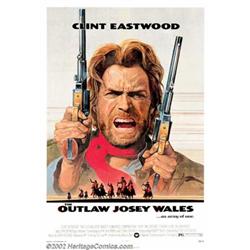 Outlaw Josey Wales, The (Warner Brothers, 1976)  One Sheet (27" X 41"). Very Fine + on Linen.  Im...