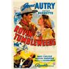 Image 1 : Rovin' Tumbleweeds (Republic, 1939). One Sheet (27" X 41"). This early Gene Autry programmer has...