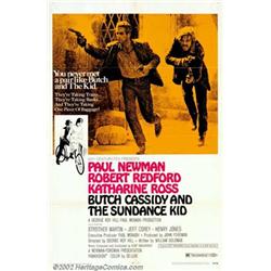 Butch Cassidy and the Sundance Kid (20th Century Fox, 1969). One Sheet (27" X 41") Style B. The c...
