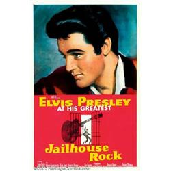 Jailhouse Rock (MGM, 1957). One Sheet (27" X 41"). The quintessential Elvis poster from the quint...