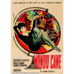 Mondo Cane (Times, 1963). Italian One Sheet (55" X 39"). The first, and considered by many to be...