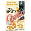 Image 1 : Cinderella (RKO, 1950). One Sheet (27" X 41"). Walt Disney's classic retelling of the famous Grim...