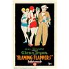 Image 1 : Flaming Flappers (Pathe', 1925). One Sheet (27" X 41"). Cute Roaring '20s stone lithograph to a G...
