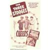 Image 1 : Creeps (Columbia, 1956). One Sheet (27" X 41"). The Stooges, Larry, Curly, and Shemp are movers f...