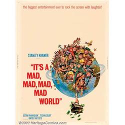 It's a Mad , Mad, Mad, Mad World (United Artists, 1963). (30" X 40") Directed by Stanley Kramer,...