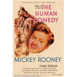 Human Comedy, The (MGM, 1943). One Sheet (27  X 41 ). Mickey Rooney stars in this Oscar-winning d...