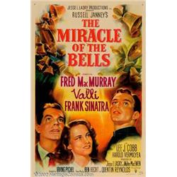 Miracle of the Bells (RKO, 1948). One Sheet (27" X 41"). Frank Sinatra plays a priest, of all thi...