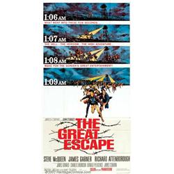 Great Escape, The (United Artists, 1963). Three Sheet (41" X 81"). For sheer spectacle, this WWII...