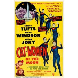 Cat Women Of the Moon (Astor, 1954). One Sheet (27" X 41"). What can you say about a movie where...