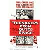 Image 1 : Teenagers from Outer Space (Warner Brothers, 1959). One Sheet (27" X 41"). With this great scienc...